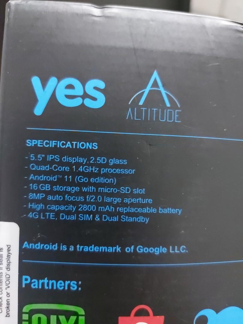 Yes Altitude 4, Mobile Phones & Gadgets, Mobile Phones, Android Phones