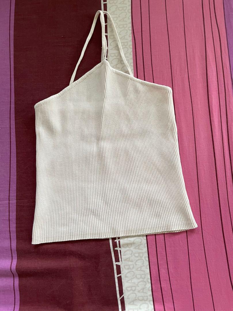 Zara Knit halter top, Women's Fashion, Tops, Sleeveless on Carousell