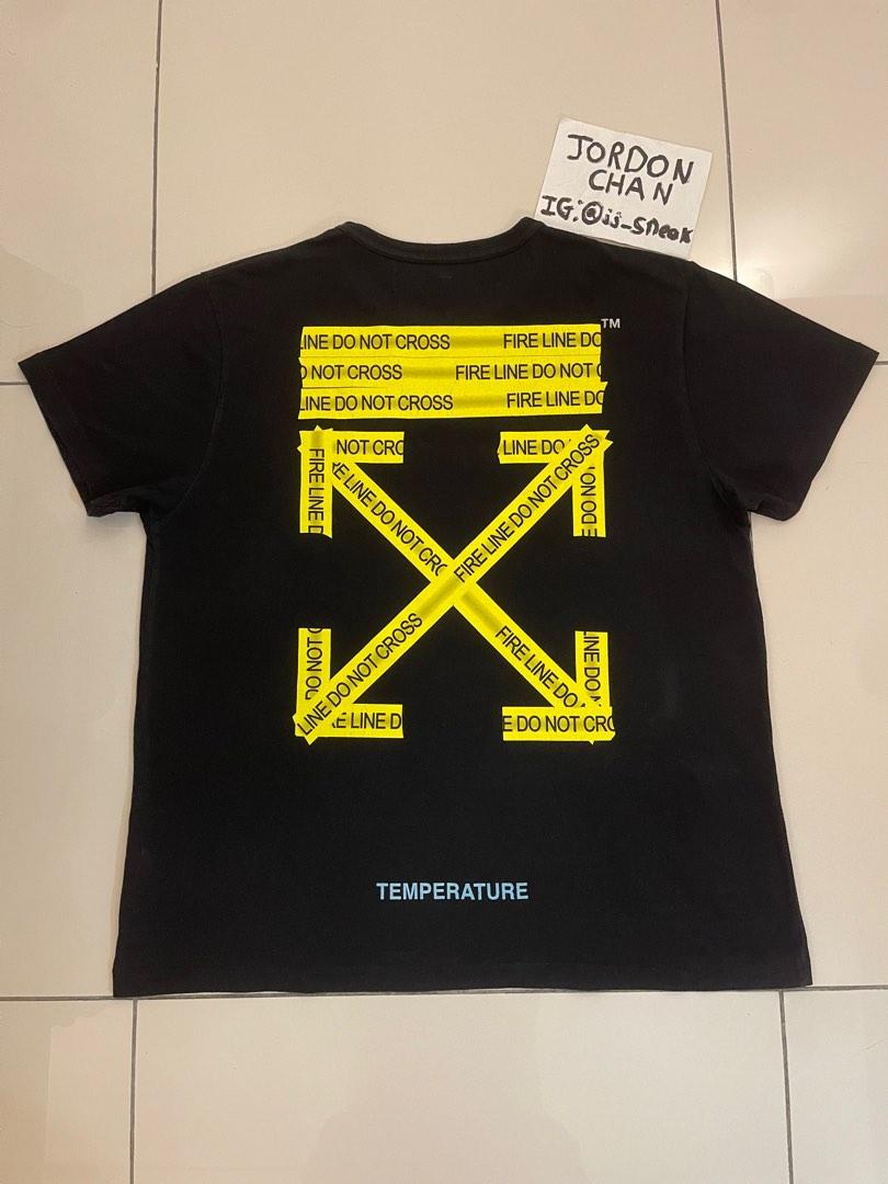 Off white firetape white top