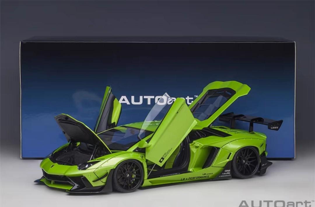 訳あり★1/18★LBWK★Lamborghini★AVENTADOR AUTOart 1:18 LB-Works Lamborghini Aventador Limited Edition