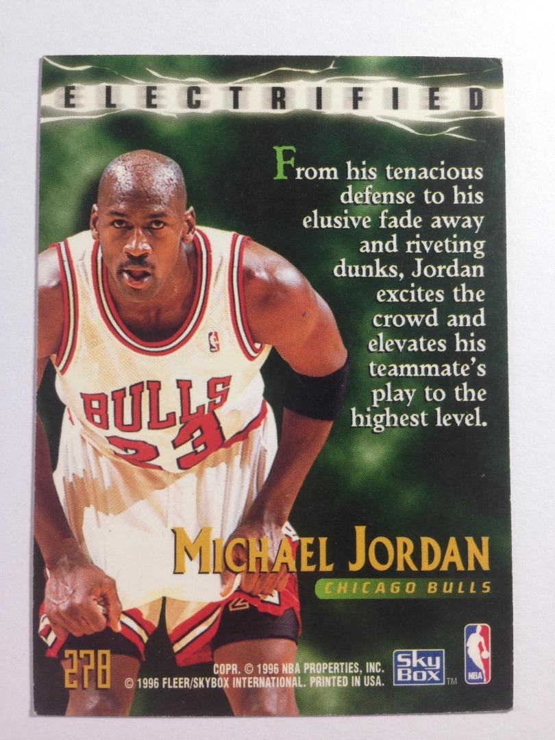 1996 skybox michael jordan