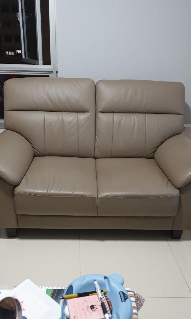 Real Leather Sofa Seater Chair Maltapark, 57 OFF
