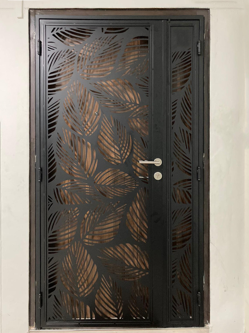 3x7ft Laser Cut Gate Install for HDB and Condo, Furniture & Home Living ...