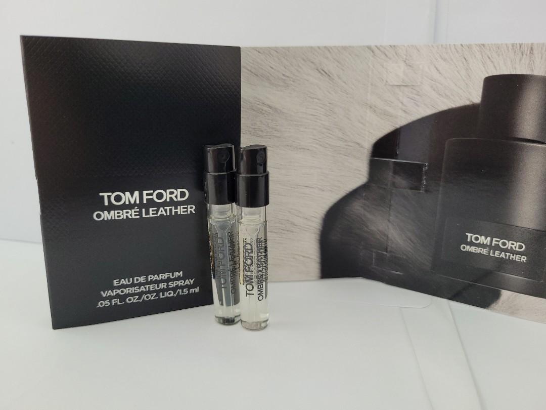 包郵- - 2 支Tom Ford Ombre Leather EDP 香水版迷你裝旅行裝試用裝Sample, 美容＆化妝品, 健康及美容- 香水＆香體噴霧-  Carousell