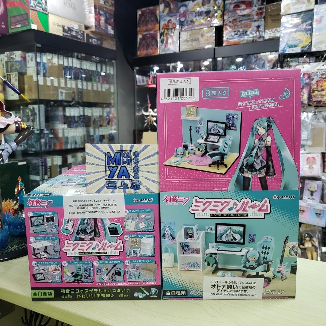 三上屋行版re Ment 初音未來hatsune Miku Miku Miku 房間微型系列食玩盒蛋原盒全8款room 電競椅房間部屋場景情景模型 興趣及遊戲 玩具 遊戲類