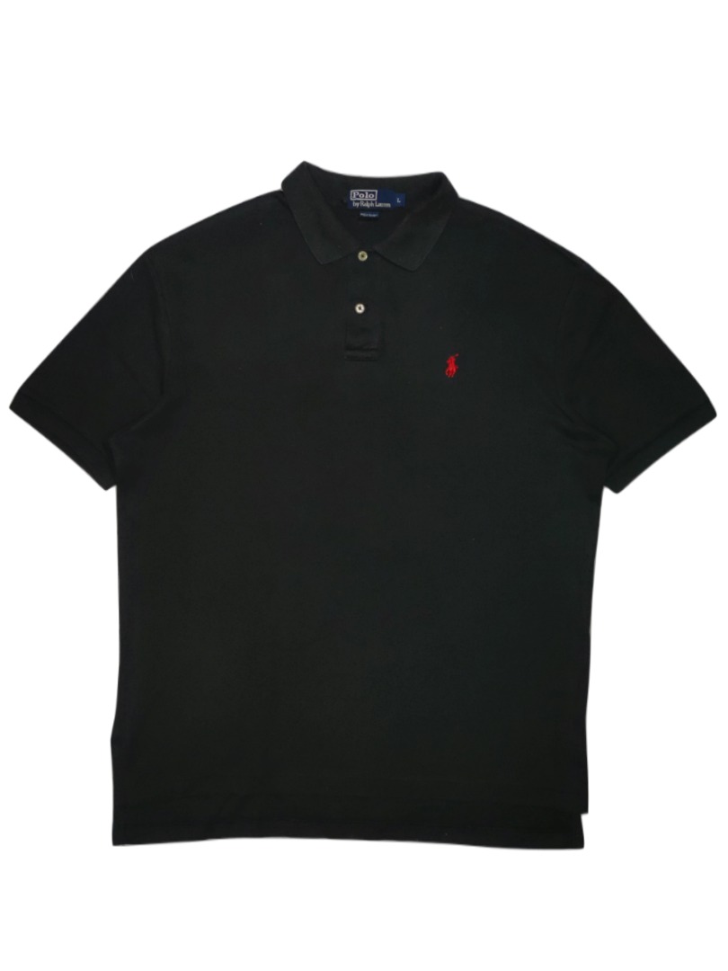 Black ralph lauren new arrivals polo shirt red logo