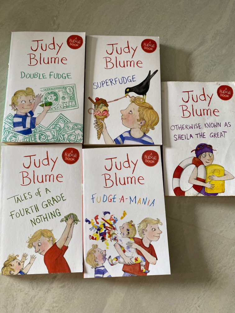A Fudge Series Judy Blume 5 books set, Hobbies & Toys, Books