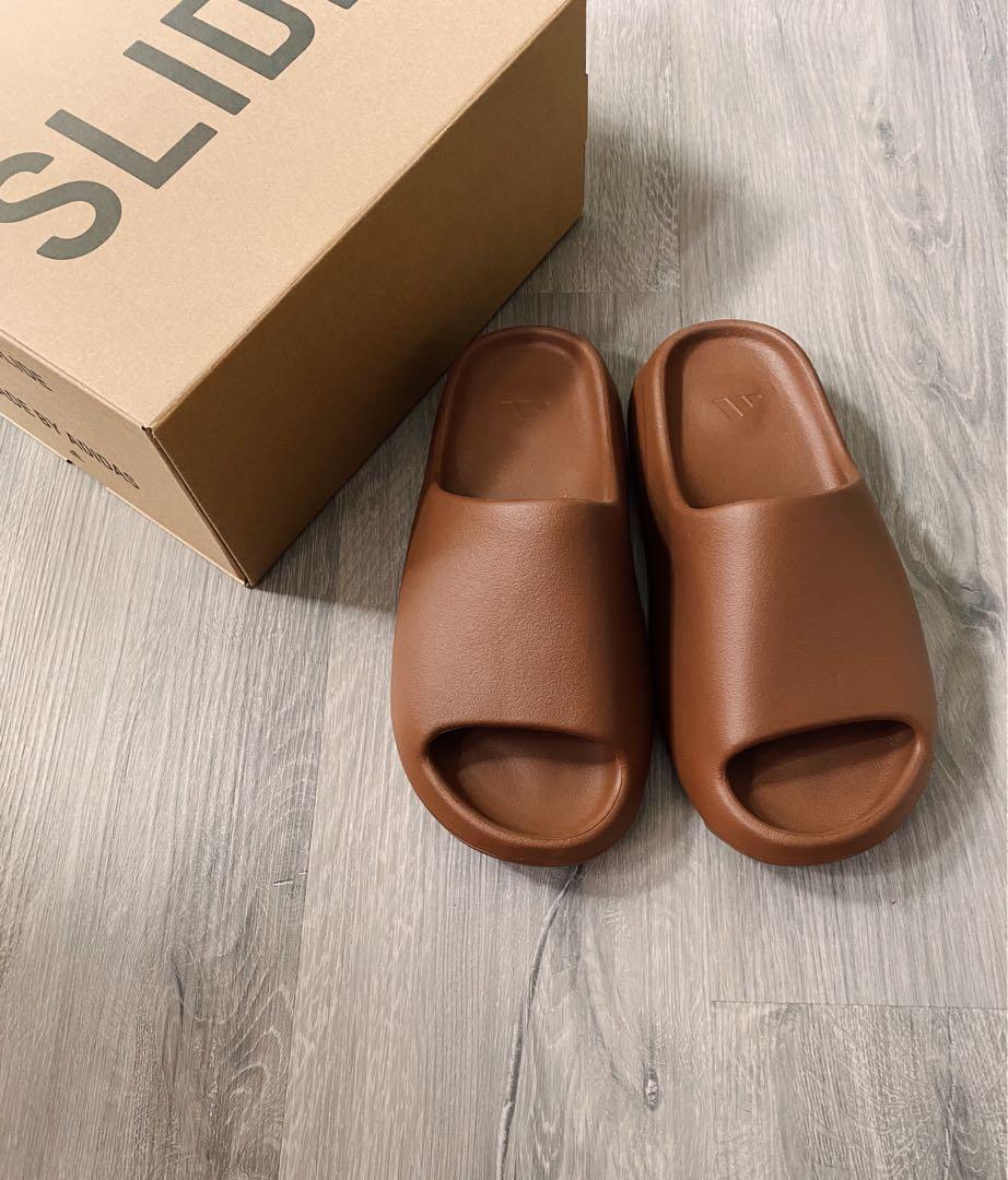 adidas YEEZY SLIDE FLAX 摩卡us 9 27.5cm, 他的時尚, 鞋, 運動鞋在