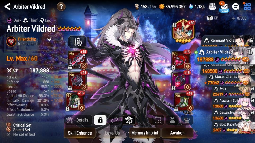 [ASIA] Epic Seven Emperor RTA Account, Video Gaming, Gaming Accessories ...