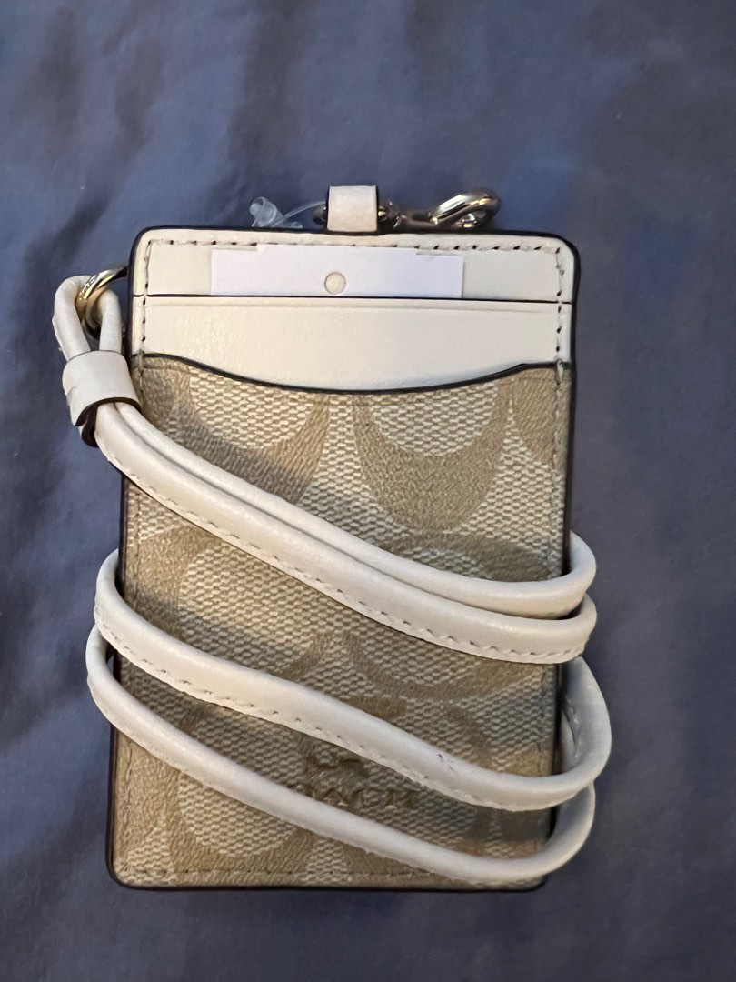 Authentic Coach Lanyard ID case, Luxury, Accessories on Carousell