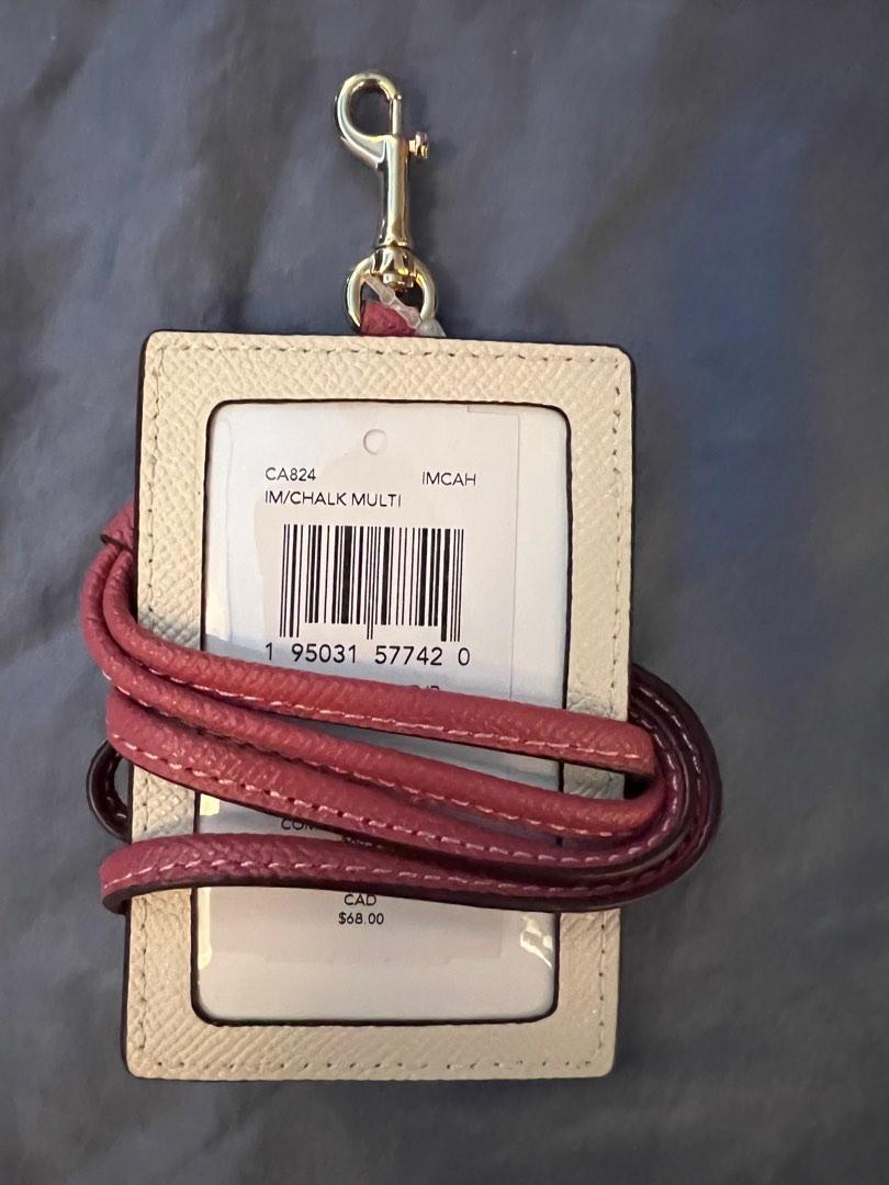 Authentic Coach Lanyard ID case, Luxury, Accessories on Carousell