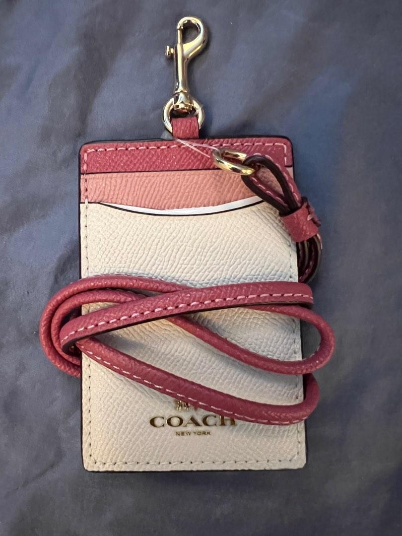 Authentic Coach Lanyard ID case, Luxury, Accessories on Carousell