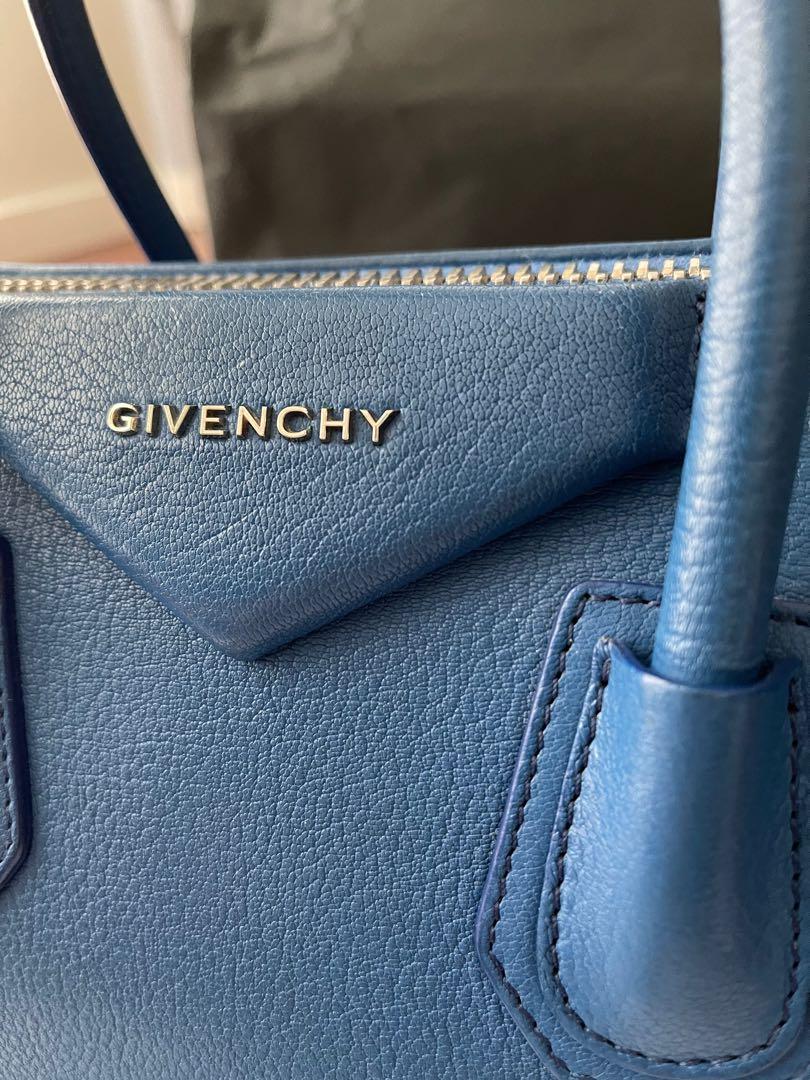 Authentic Givency Antigona Small in Blue and Silver Hardware (Category: Luxury Bags & Wallets) located in Las Pinas. Submitted by mcamillesl (Listing ID 1179710549, Image 3). Description: Authentic Givency Antigona Small in Blue and Silver Hardware No flaws. Brand new condition Complete inclusions - dustbag, cards Original price 115,000 pesos Shipping c/o buyer.