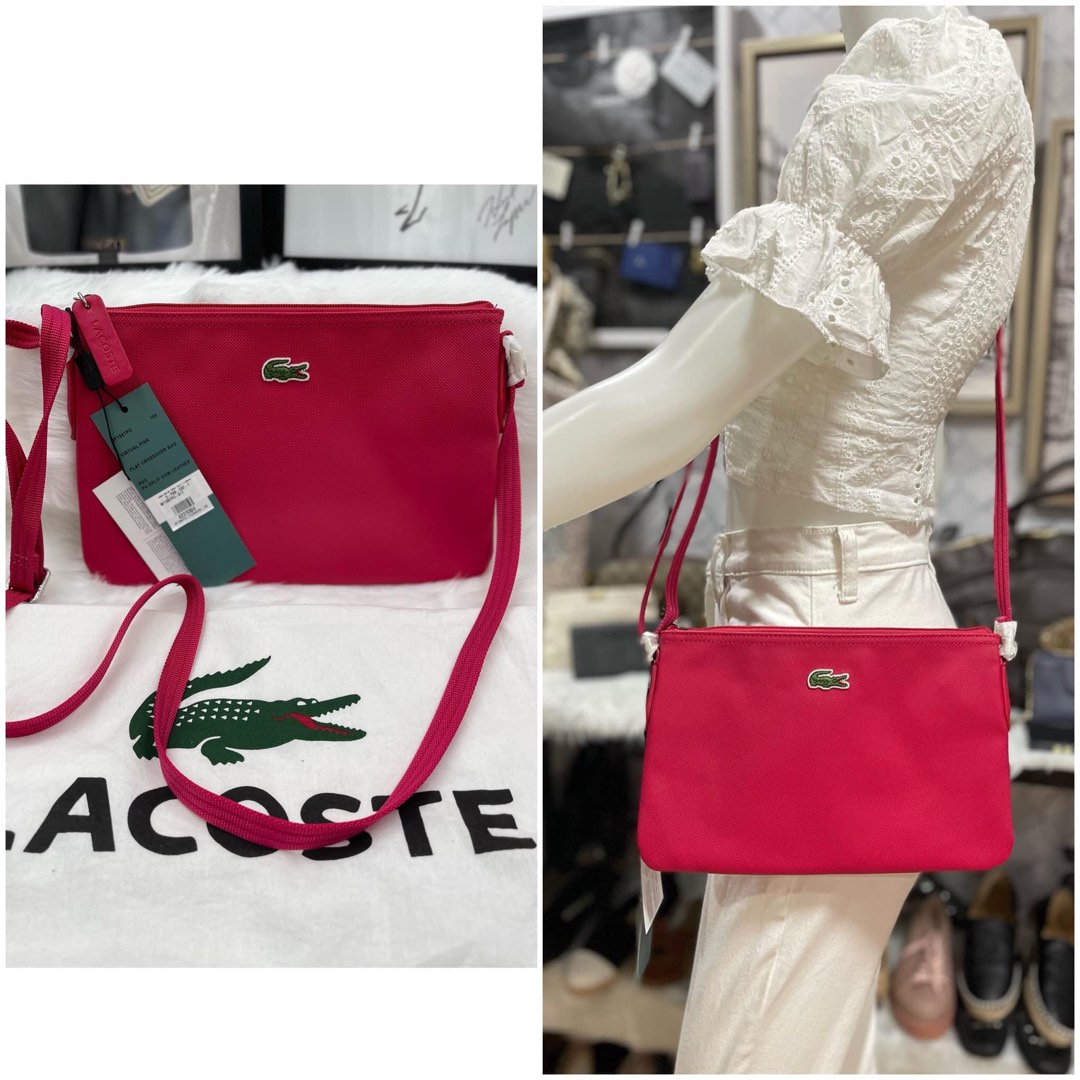 Authentic Lacoste Crossbody Bag With Tag, Dustbag and Paperbag, Women's ...
