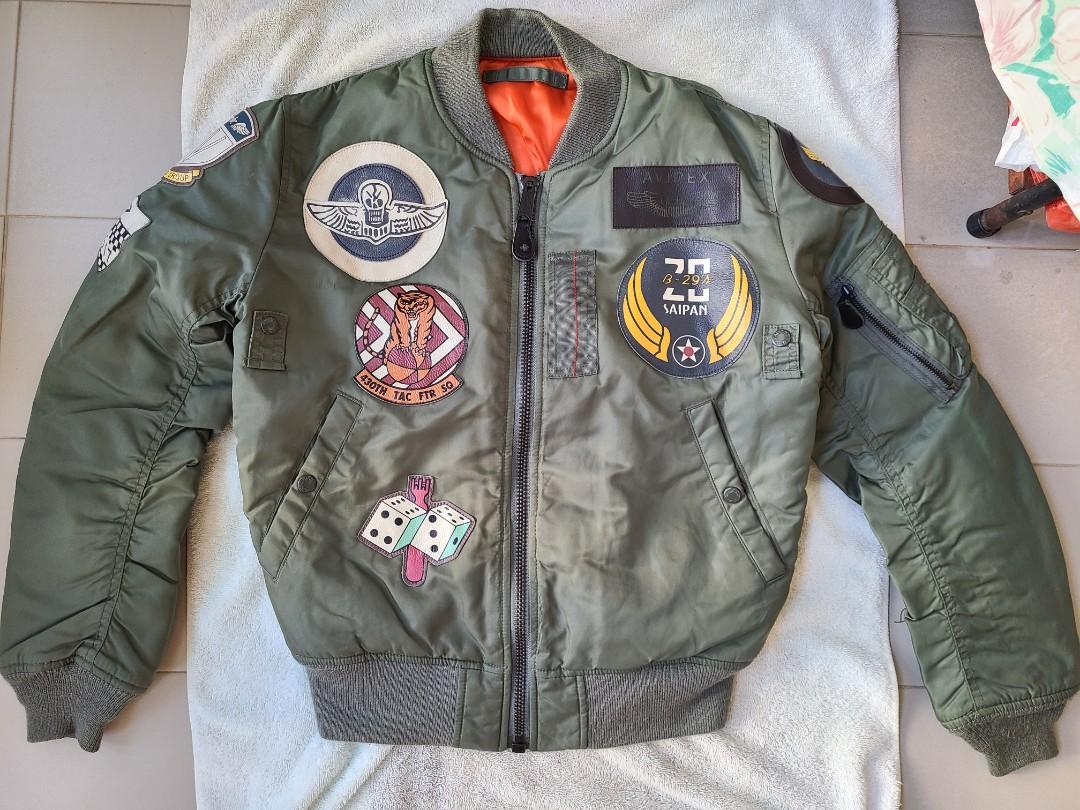 avirex ma-1 jacket, 男裝, 外套及戶外衣服- Carousell