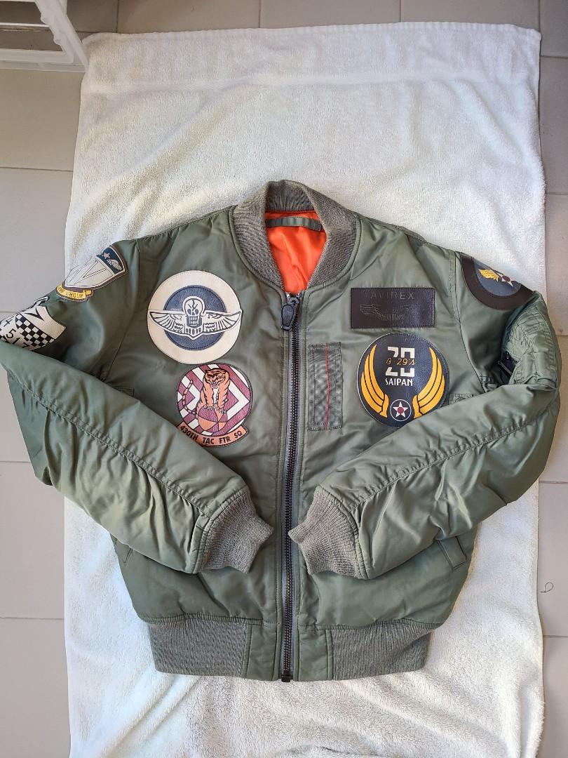 avirex ma-1 jacket, 男裝, 外套及戶外衣服- Carousell