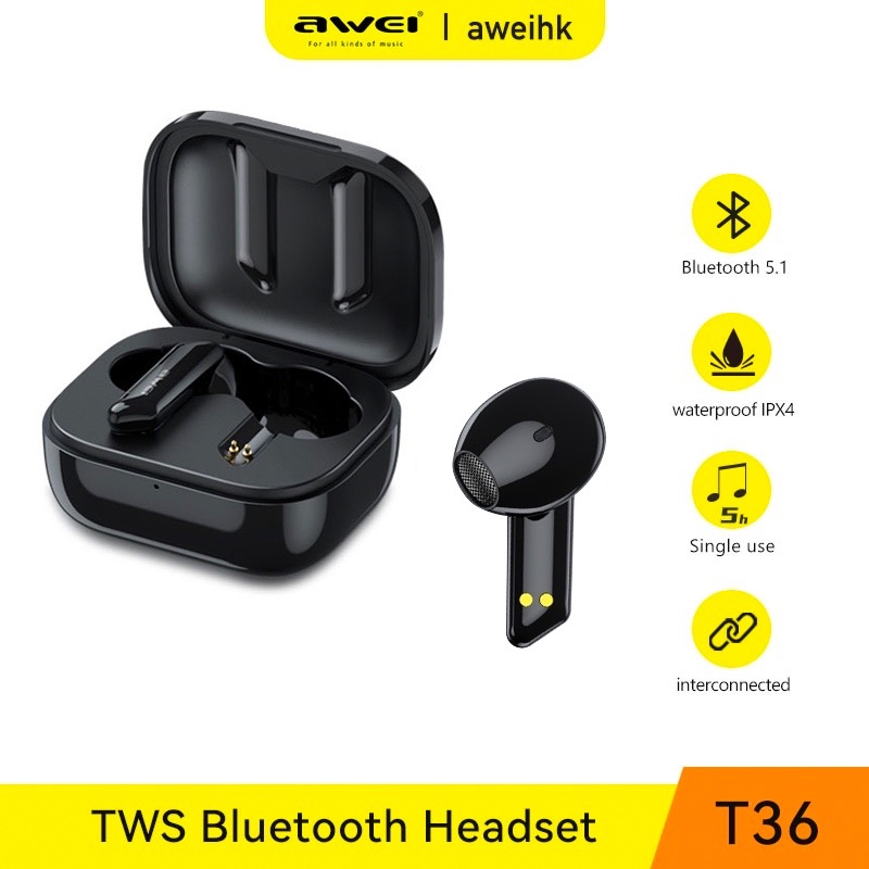 Awei earphones online wireless