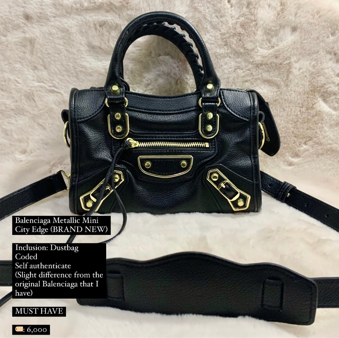 balenciaga metallic city