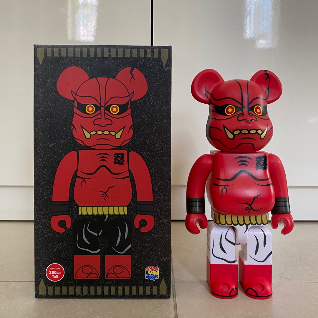 国内正規品 BE@RBRICK 赤鬼忍 400％ medicom toy ベアブリック