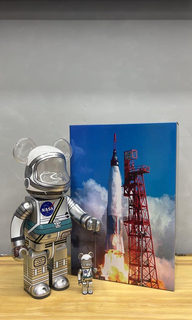 現貨BE@RBRICK Project Mercury Astronaut NASA 太空人100％ & 400 ...