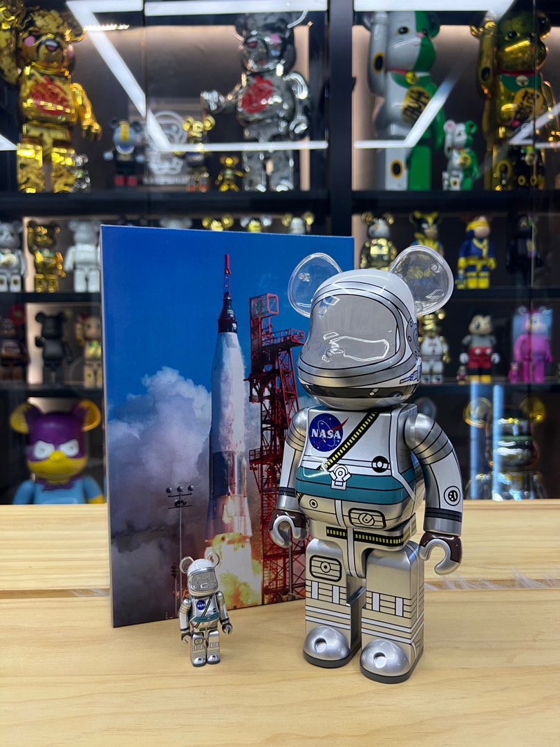 現貨BE@RBRICK Project Mercury Astronaut NASA 太空人100％ & 400 ...