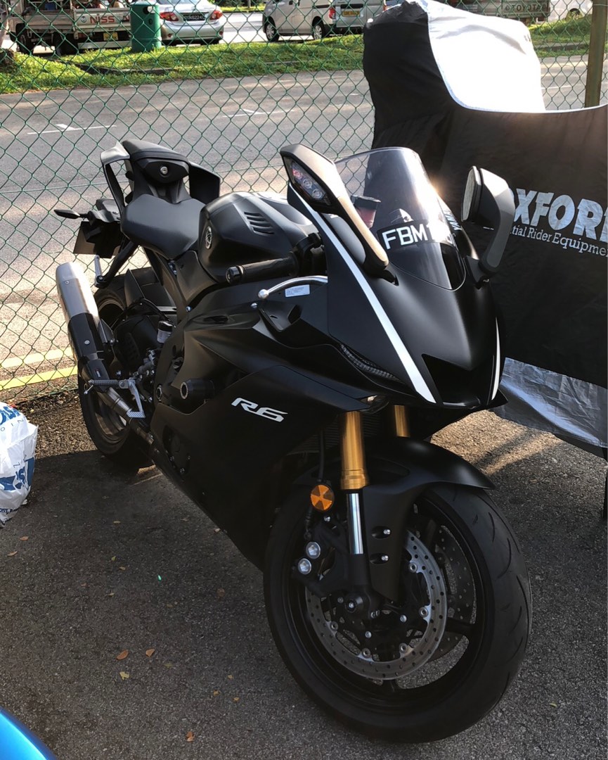 Yamaha r6 2017 store black