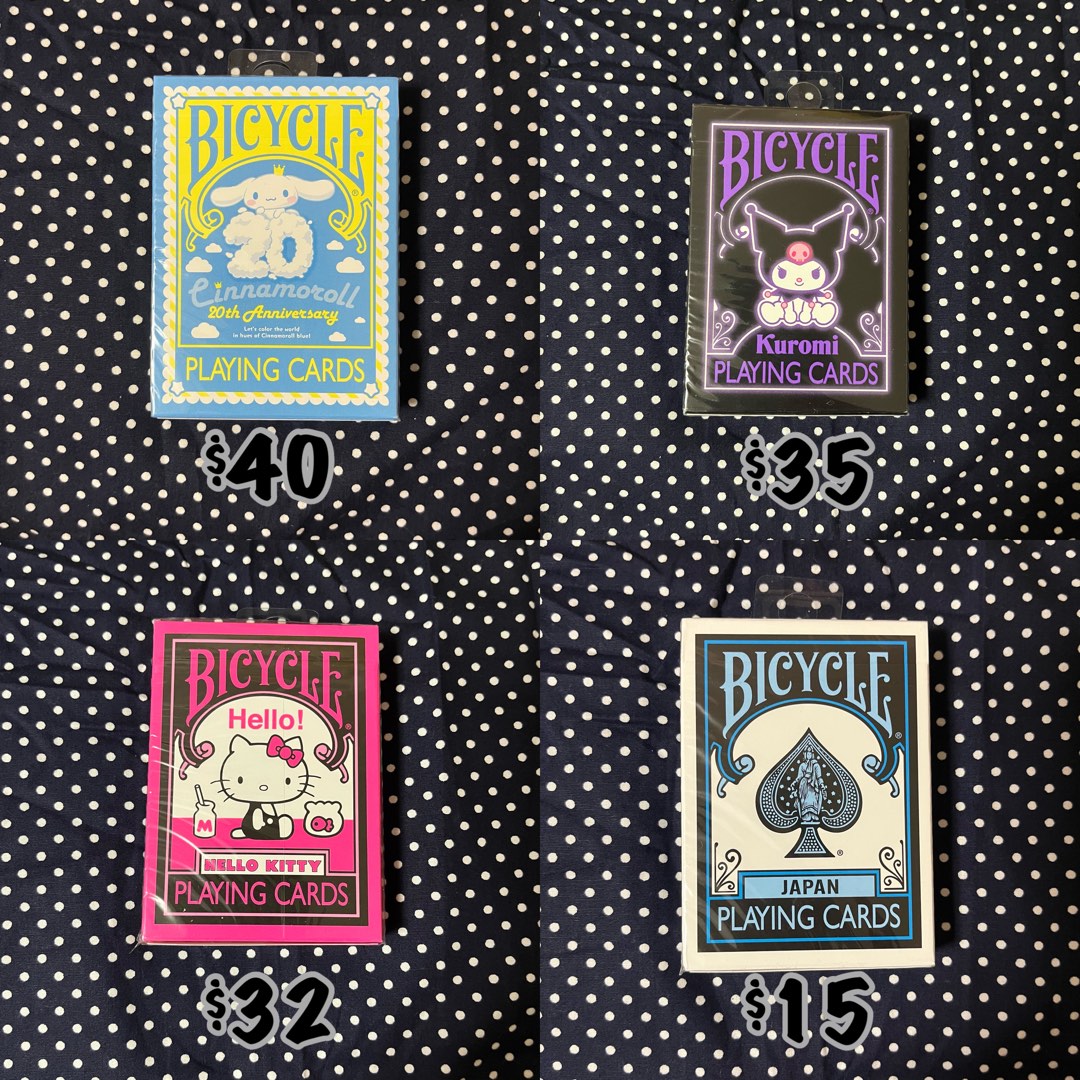 BNIB Bicycle Playing Cards Japan Sanrio (Cinnamoroll 20th anniversary