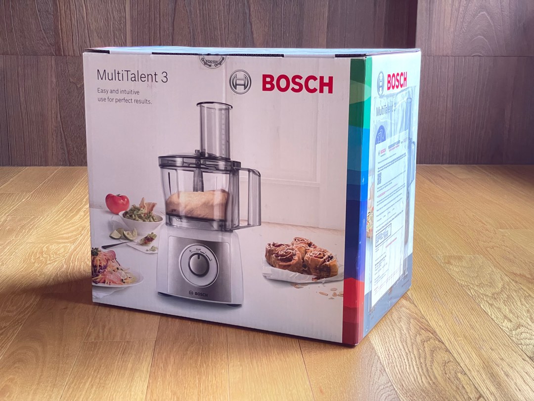 BNIB Bosch 800w Food Processor MultiTalent 3 MCM3200W, TV & Home
