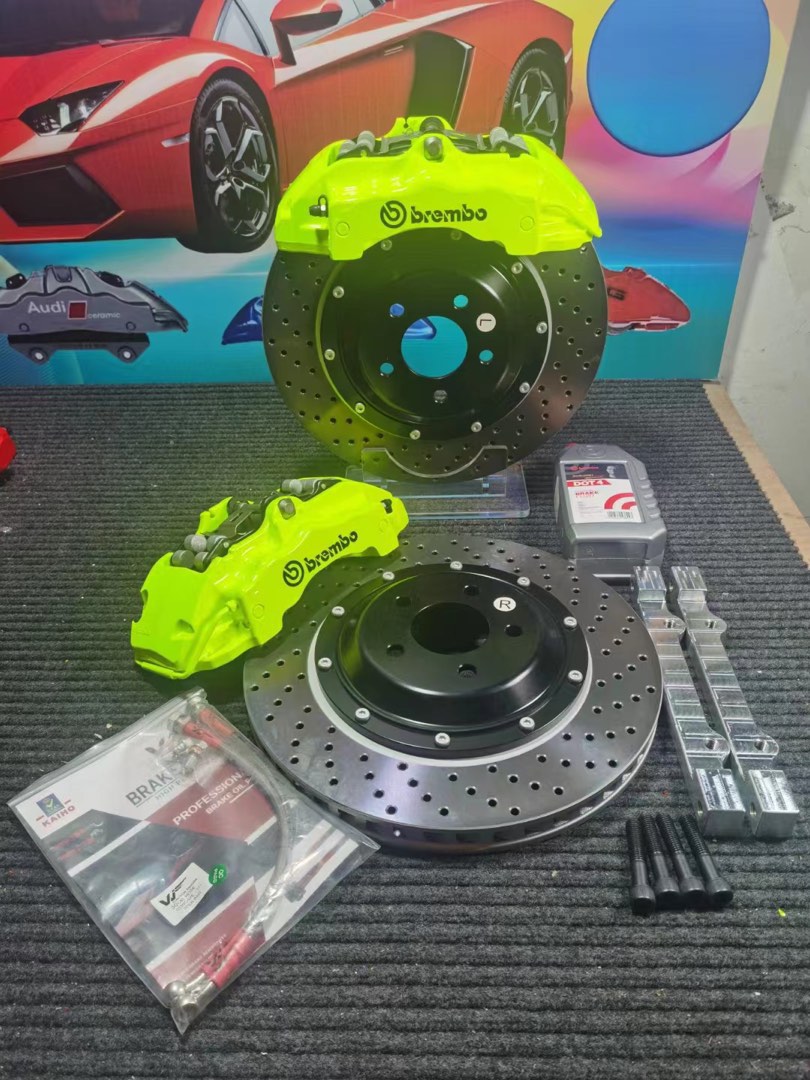 Brembo 18z 6 pot Big brake Kit ( Ready stock for F10 &F30), Car