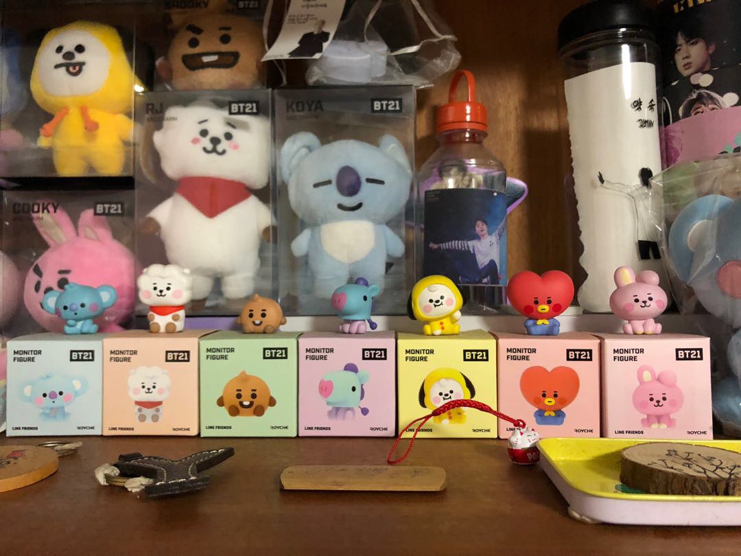 BT21 baby monitor figure (Line Friends) koya rj shooky mang chimmy tata ...