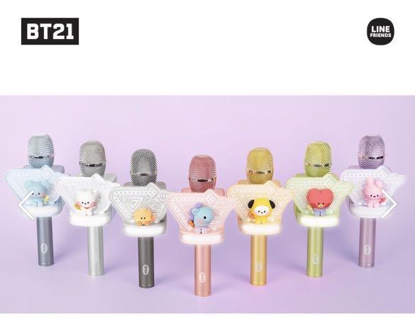 BT21 Minini Wireless MIC Speaker (Category: Soundbars, Speakers & Amplifiers) located in Santa Rosa. Submitted by bellesdreamph (Listing ID 1179759691, Image 2). Description: BT21 minini wireless microphone speaker Size/Weight: Approx. 113x99x250mm / 490g ●Package size: 150x125x285.5mm ●Bluetooth version: BT5.0 ● Usage time: 5-6 hours (depending on the battery level, music volume, and the presence or absence of LED use) ● Charging time: 2-3 hours