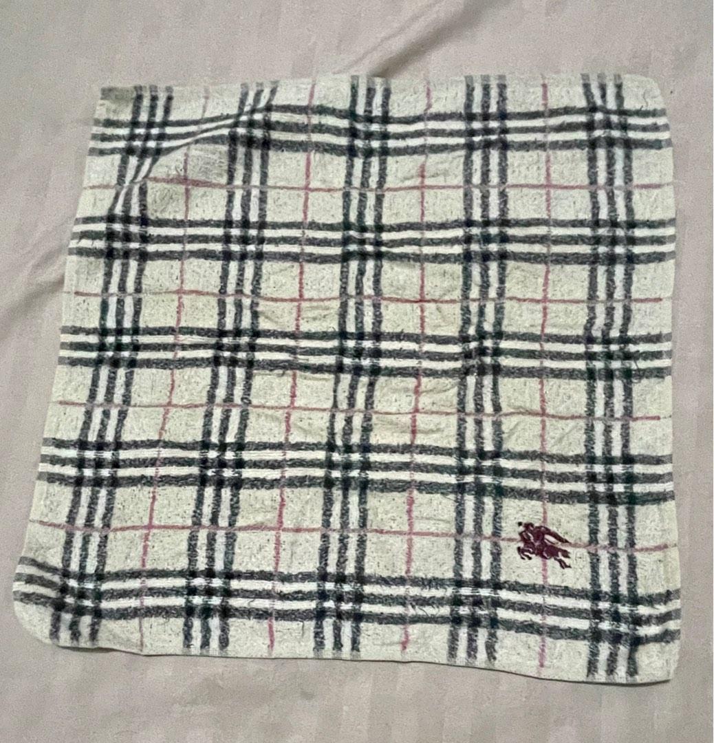 Burberry face towel, Furniture & Home Living, Kitchenware & Tableware,  Towels, Napkins & Holders on Carousell