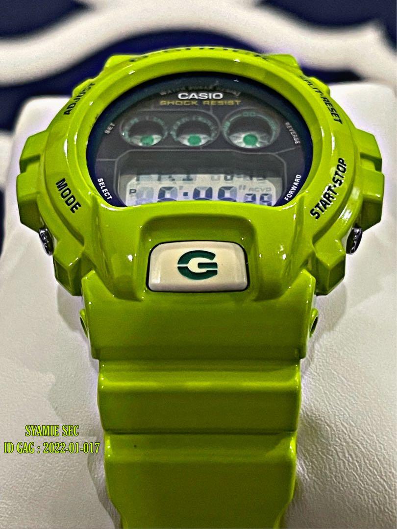 G-SHOCK/グリーン/雨蛙/ビンテージ/DW-6900/三つ目/ソーラー/緑 - 時計