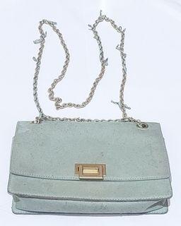 CHARLES & KEITH Mint Sling Bag / Tas Selempang Hijau Mint Wanita