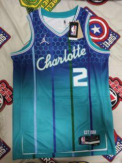  LaMelo Ball Charlotte Hornets #2 Teal Youth 8-20