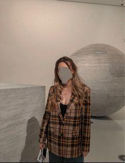 Checkered Blazer