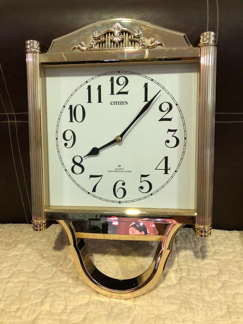 citizen wallclock, japan surplus, Furniture & Home Living, Home Decor, Clocks on Carousell