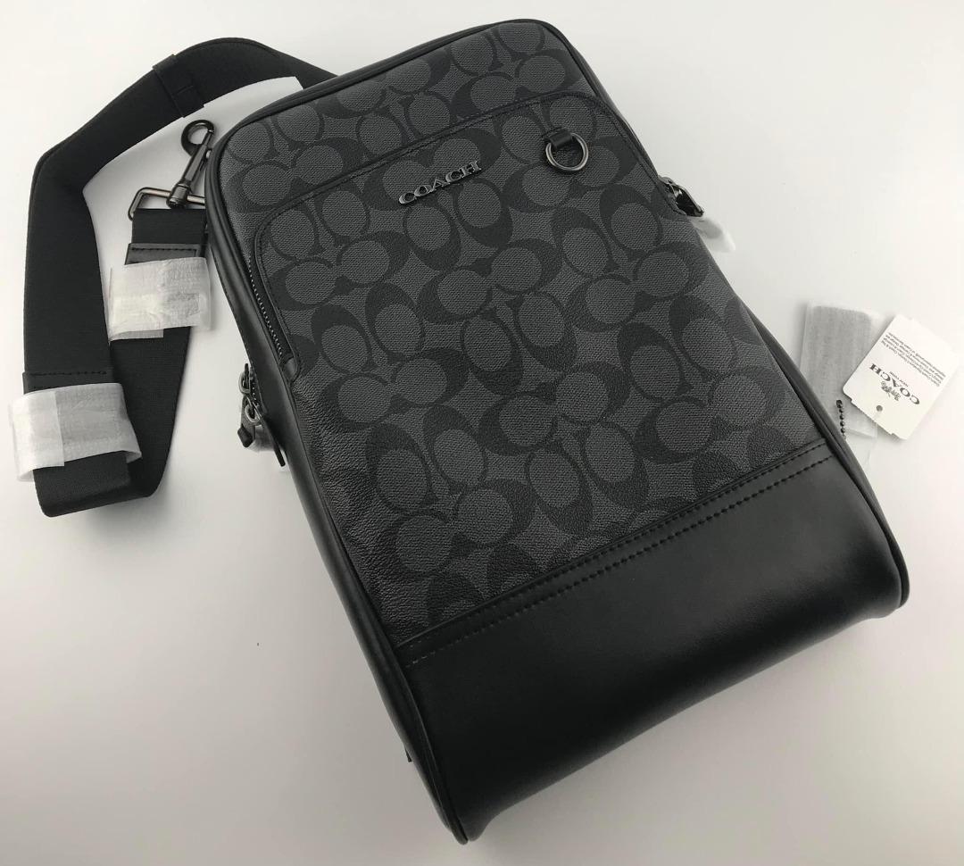 COACH GRAHAM PACK IN SIGNATURE CANVAS, Luxury, Bags & Wallets on Carousell