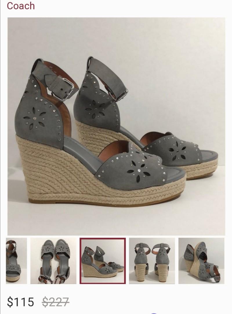Coach kelsi on sale wedge