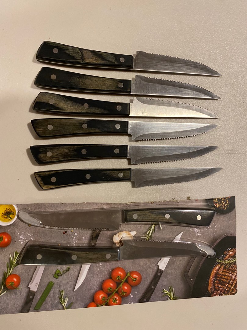 Core kitchen steak knives, Furniture & Home Living, Kitchenware