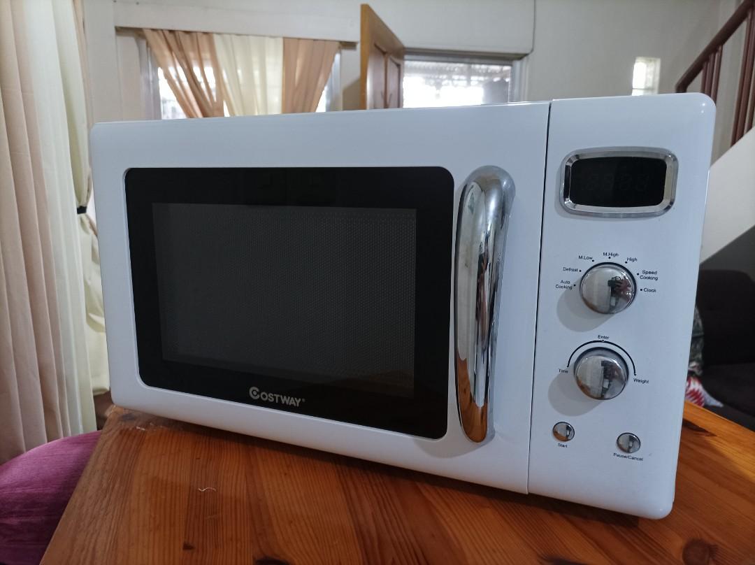 Costway Retro Countertop Compact Microwave Oven, TV & Home Appliances