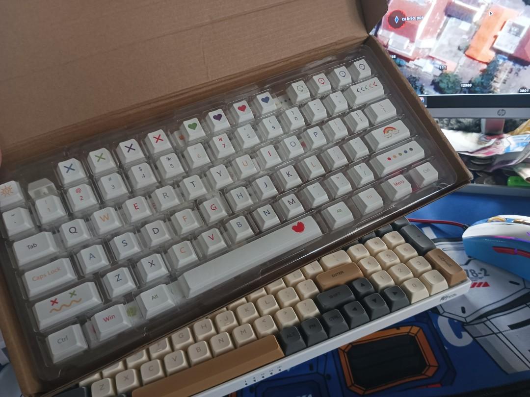 CRAYON CHALK PBT CHERRY PROFILE, Computers & Tech, Parts & Accessories