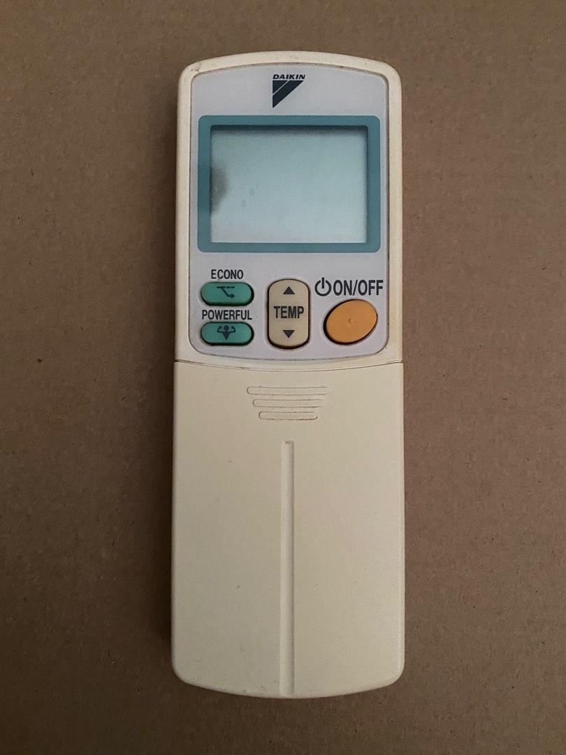 DAIKIN Aircon Remote Control, TV & Home Appliances, Air Conditioners & Heating on Carousell