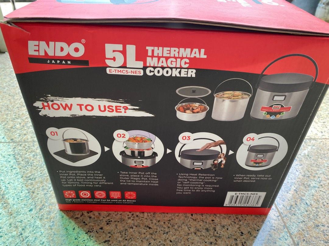Kin Magic Cooker ENDO magic cooker 5 L, TV & Home Appliances, Kitchen Appliances ...
