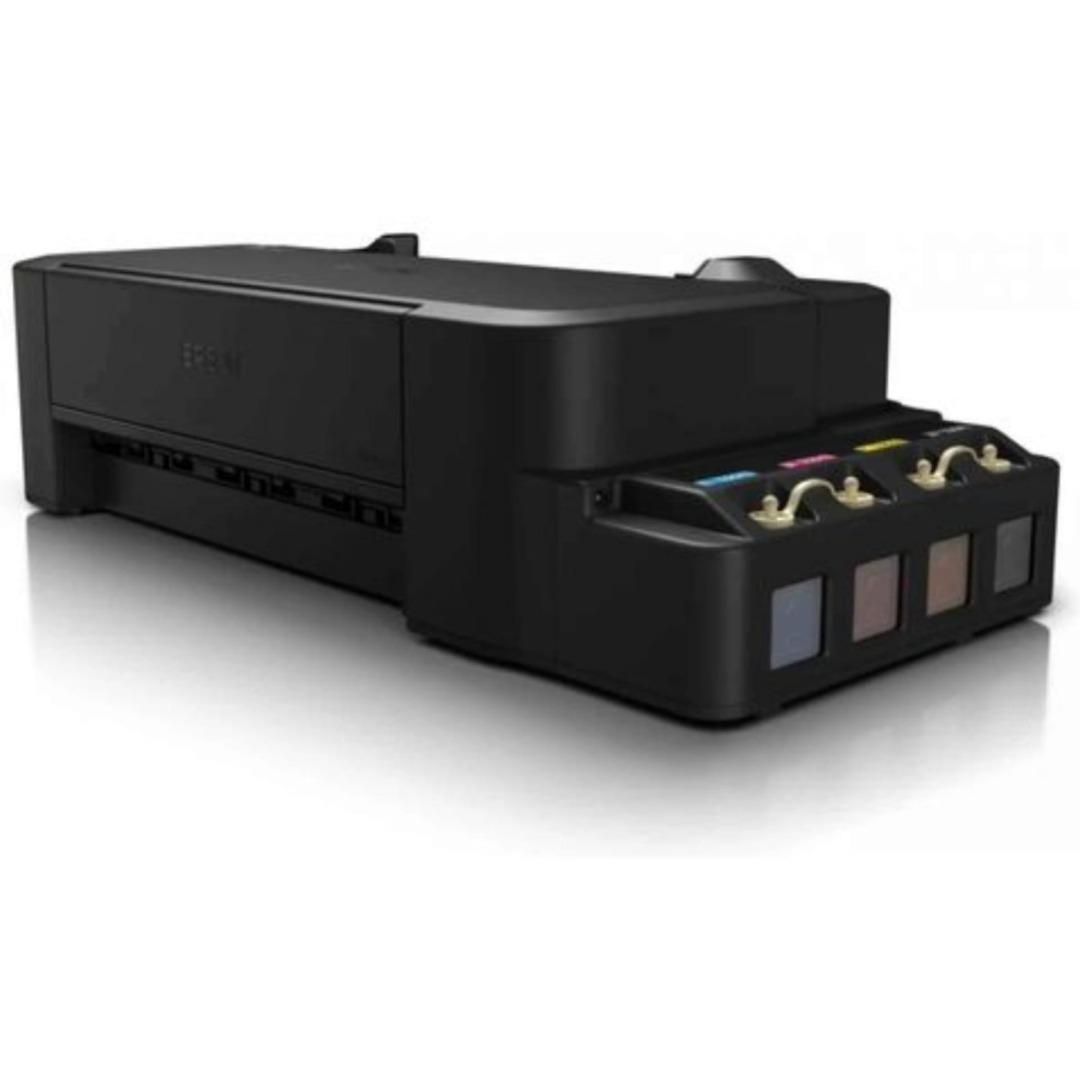 Epson L121 printer (Category: Printers, Scanners & Copiers) located in Manila. Submitted by sportshubb (Listing ID 1179758096, Image 2). Description: Epson L121 printer 8, 000 Print speed of up to 9.0 ipm (black) and 4.8 ipm (colour) Ultra-high page yield of 4,500 pages (black) and 7,500 pages (colour) 2-year warranty or 20,000 pages, whichever comes first Powered by Epson Heat-Free Technology Epson Heat-Free Technology Achieve high speed printin