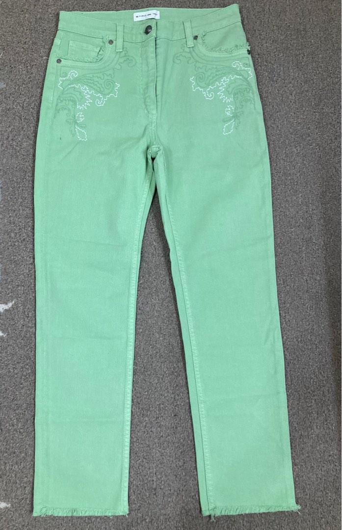 ETRO Spa - VIA SPARTACO 3 GREEN PANTS SIZE 26 (Category: Other Bottoms) located in San Juan City. Submitted by minismooch_ (Listing ID 1179847011, Image 1). Description: SLIGHTLY USED. FIXED PRICE ‼️ 💰MOD : GCASH ONLY 📍Location: San Juan City 🚚 DELIVERY: WITHIN MANILA > buyer will handle the delivery via preferred courier. Please be responsible for sending the rider’s details. OUTSIDE MANILA > LBC ONLY, J&T PLEASE READ‼️‼️‼️ ✅once paid, items 