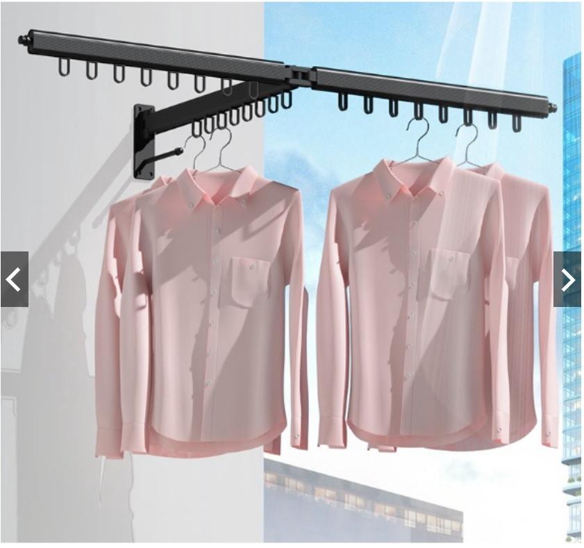 Foldable T-shaped clothes hanger rack, Furniture & Home Living, Home ...