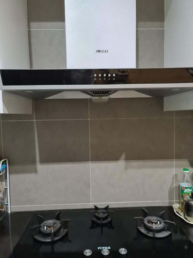 Fotile Hood Hob dapur gas EH10BQ GCG90301, TV & Home Appliances