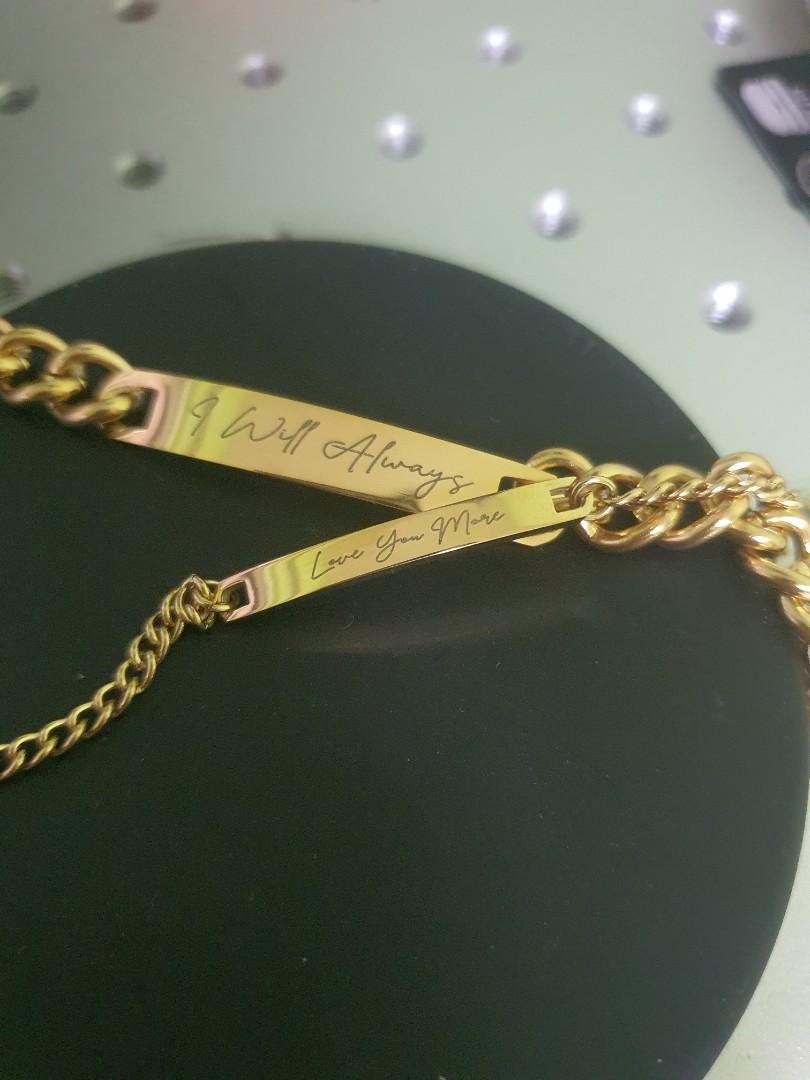 Customized metal clearance bracelets