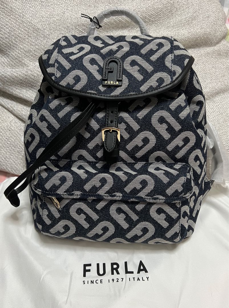 Furla Denim backpack Women s Fashion Bags Wallets Backpacks